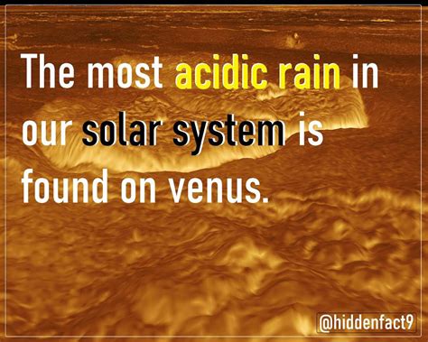 But How It Rains Acidic On Venus Instagram Facts Life Facts Daily Facts