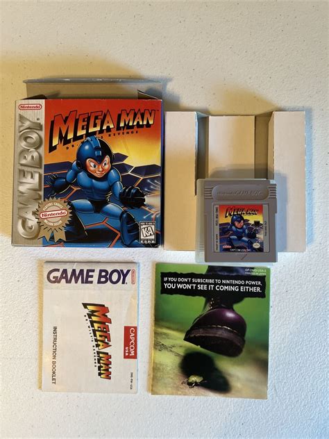 Mega Man Dr Wily S Revenge Nintendo Game Boy W Box Manual Ebay