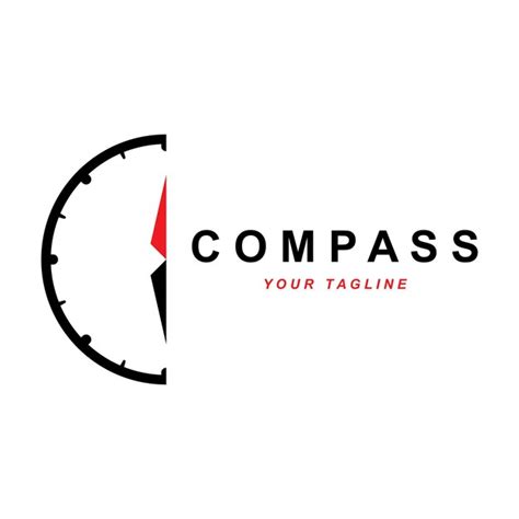 Premium Vector Compass Logo Vector With Slogan Template