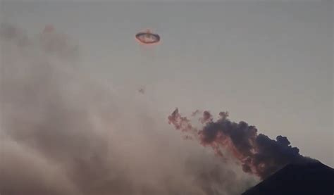 Smoke Ring Puffed By Kamchatka Volcano During Powerful Eruption Video