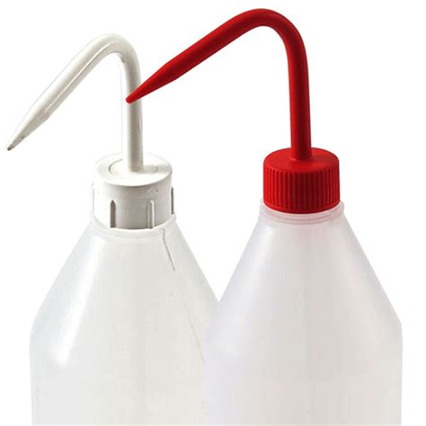 Dynalon Azlon Red Ml Sloping Shoulder Ldpe Wash Bottle