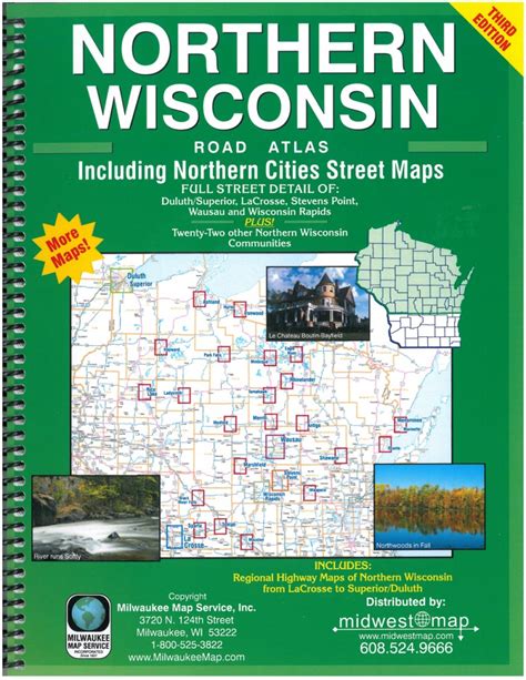 Northern Wisconsin Road Atlas