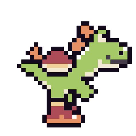 Pixilart - Yoshi by Cricketman