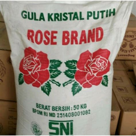 Jual Gula Pasir Kristal Putih Rose Brand Kg Shopee Indonesia