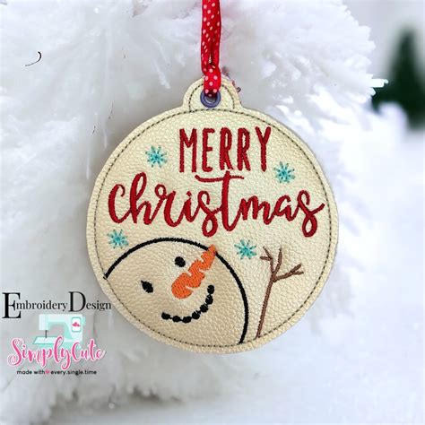 Embroidery Christmas Ornaments Ith Machine Embroidery Designs