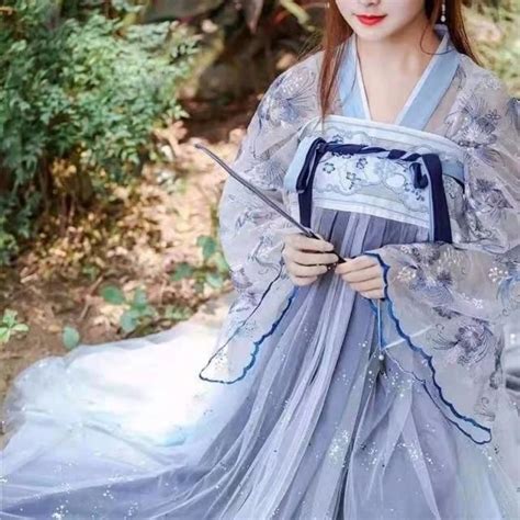 XinHuaEase Vestido De Hanfu Tradicional Chino Para Mujer Conjunto De