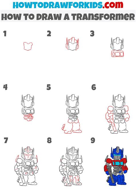 Transformers Drawing For Kids