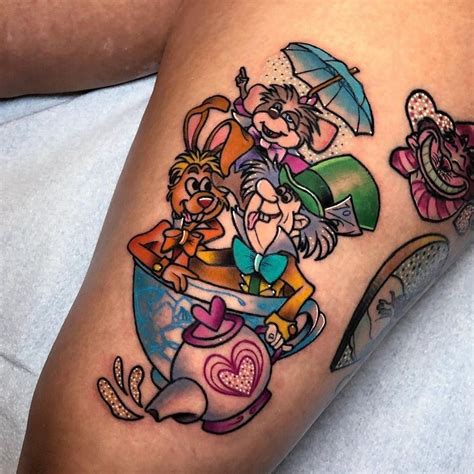 Charming Alice In Wonderland Tattoos Tattoodo Wonderland Tattoo