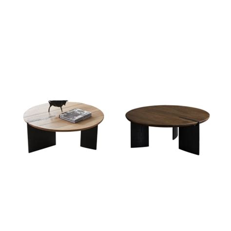 Modern round coffee table wood modern small coffee table