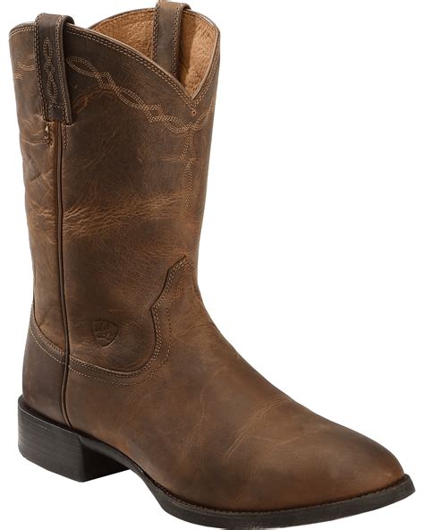 Ariat Mens Heritage Roper 10 Western Boots Boot Barn