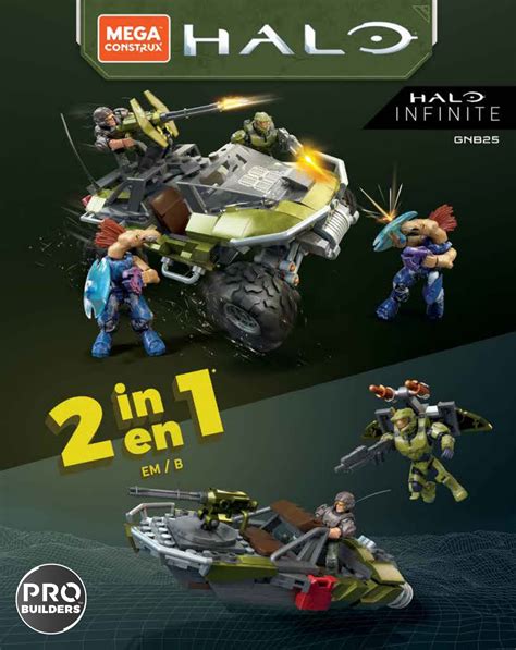 Manual De Uso Mega Construx Set GNB25 Halo Ataque De Warthog