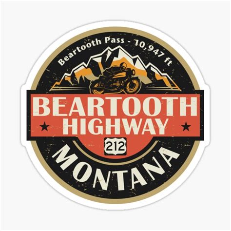 Beartooth Highway Sticker For Sale By Studio838 Redbubble