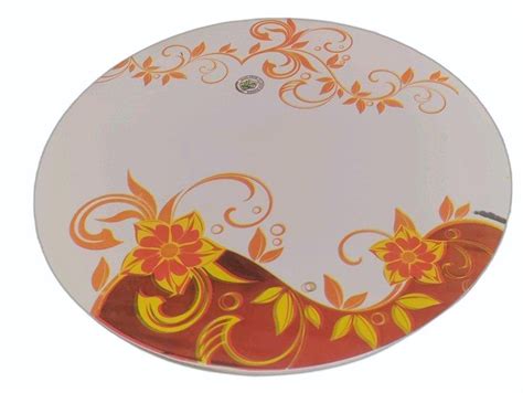 Inch Printed Paper Plate At Rs Piece Patterned Paper Plate In