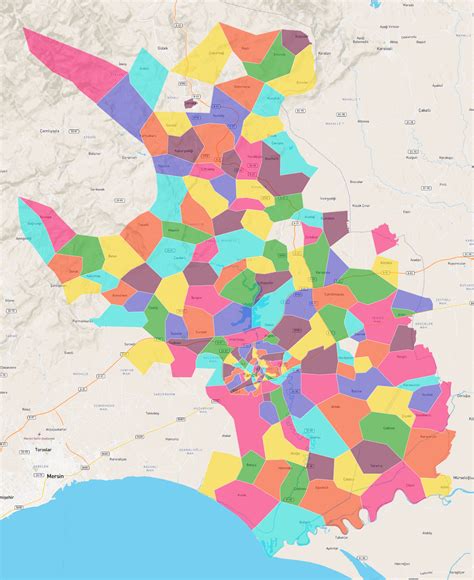 Mersin Tarsus Un Mahalleleri Atlasbig