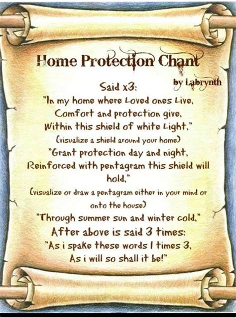 Protection Chant Wiccan Prayers Pinterest Wiccan Chants