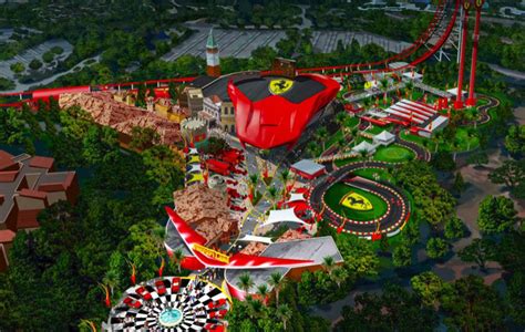 Instalaciones De Ferrari Land En Port Aventura