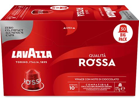 LAVAZZA Kaffeekapsel Espresso Qualita Rossa 30 Stk Kompatibles