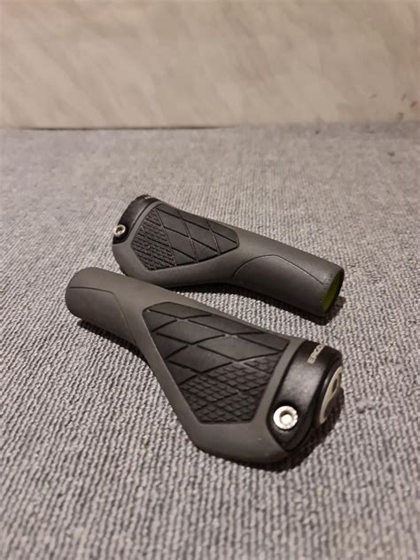 Brompton Grip Ergon Gs L Black Ergonomic Grips With Forged Alloy Clamp