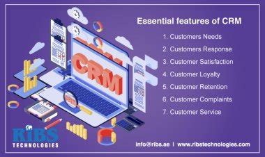 Essential features of CRM - NFC & QR Code, E-Commerce, CRM, LMS Software Dubai, UAE