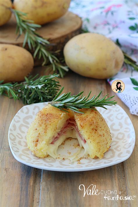 TORTINO DI PATATE MONOPORZIONE Ricetta Con Prosciutto E Formaggio