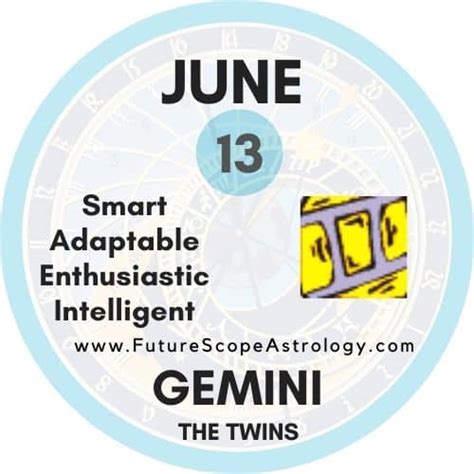 June 13 Zodiac (Gemini) Birthday: Personality, Zodiac Sign ...