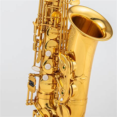 Saxofón Francés R54 Alto Eb Tune Instrumento De Música De Laca Dorada