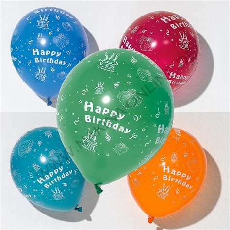 Luftballons Happy Birthday Tlg