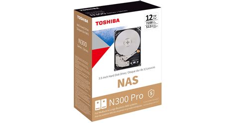 Toshiba 12TB N300 Pro NAS CMR 3 5 Internal Hard HDWG51CXZSTB