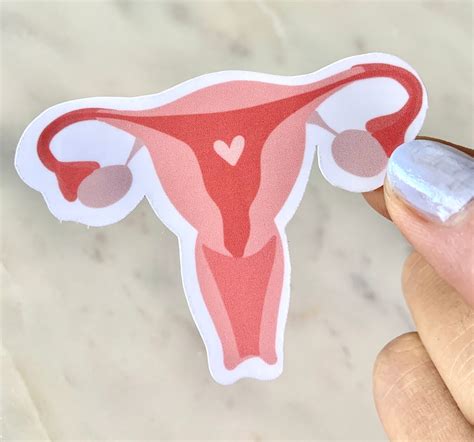 Girl Power Sticker Uterus Sticker Feminism Etsy