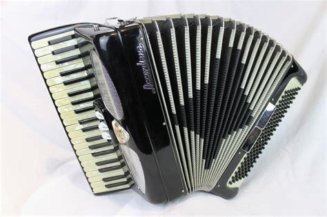 Black Excelsior Accordiana Piano Accordion Lm