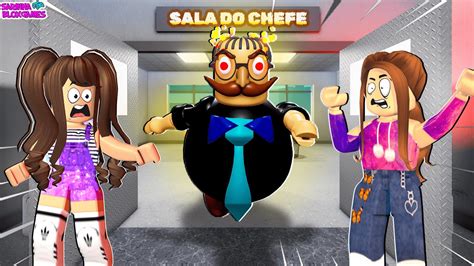 Fuja Do Chefe Malvado Do Roblox Escape Bad Boss Obby Youtube