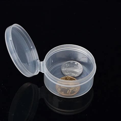 Clear Round Coin Holder And Display Case Wholesale Plastic Capsules For