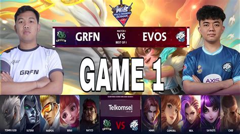 Gryffin Vs Evos Icon Game Dgwib Mlbb Season Youtube