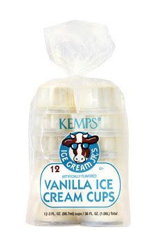 Vanilla Ice Cream Cups Kemps