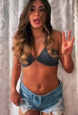 Hot Camryn Cordova Shows Cleavage In Grey Bikini Top Sexyfilter