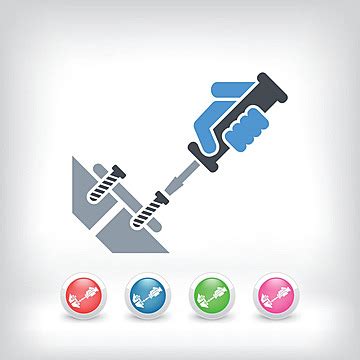 Screwdriver Icon Artisan Technical Link Vector Artisan Technical