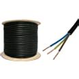 Lightologist Mtr Cut Y Electrical Cable Black Round Mains