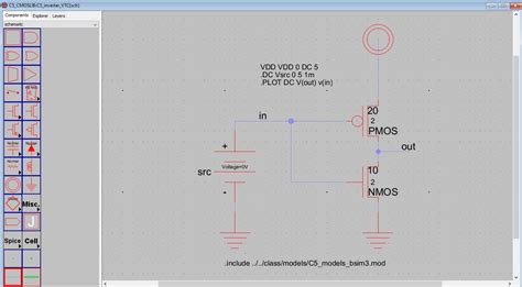 Designing And Simulating A Cmos Inverter Using Electric Vlsi First Pass