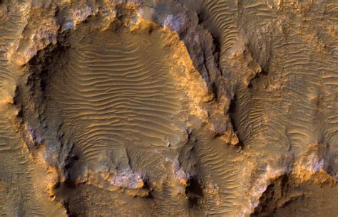 Bedrock On A Crater Floor Nasa Mars Exploration