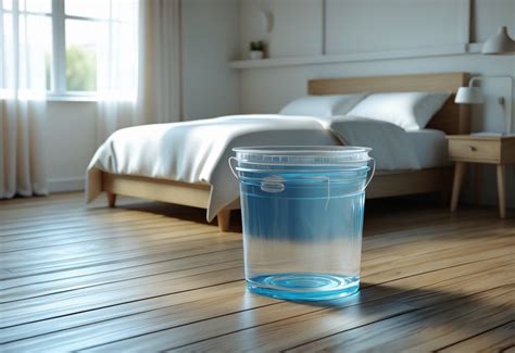 Balde De Agua No Quarto