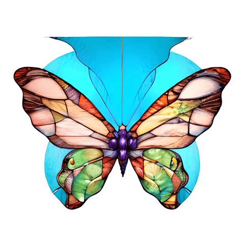 Stained Glass Butterfly Graphic · Creative Fabrica