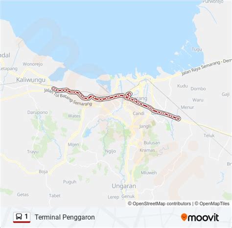 Rute 1 Jadwal Pemberhentian Peta Terminal Penggaron Diperbarui