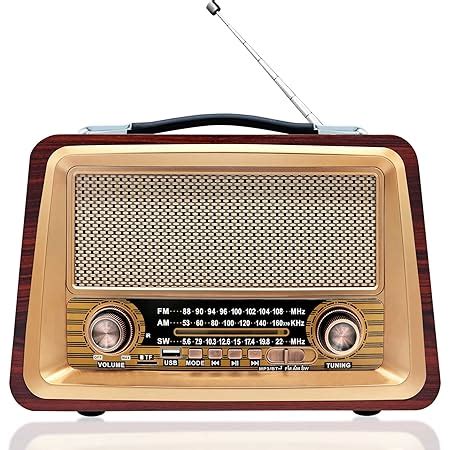 Prunus J Bt Radio Portatile Vintage Fm Am Mw Sw Radiolina Classico