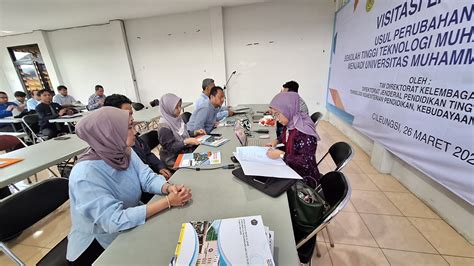 Visitasi Dan Evaluasi Usul Penggabungan Stt Muhammadiyah Cileungsi Dan