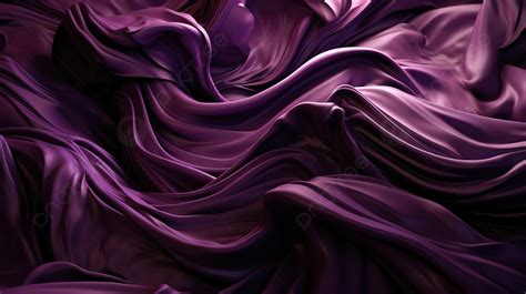 Luxurious Purple Fabric In Abstract 3d Rendering Background Silk