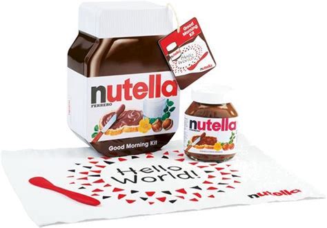 Ferrero Nutella Limited Edition Jumbo Blik Hello World