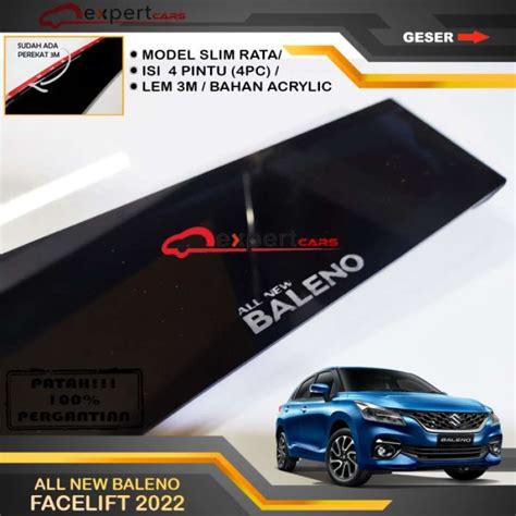 Jual Talang Air All New Baleno Facelift Baru 2022 2023 2024 Slim Flat