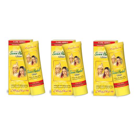 Seven Herbal Ubtan Cream Pack Of Buy In Pakistan Trynow Pk