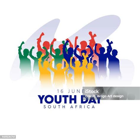 South African Youth Day 16 June International Youth Day Stock ...