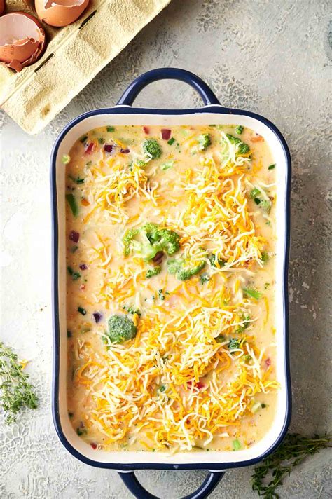 Cheesy Egg Casserole Recipe - Hungry Cooks Kitchen